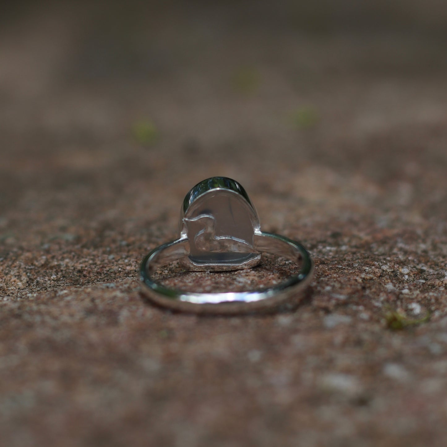 Loon Shadow MT Agate Ring / 9