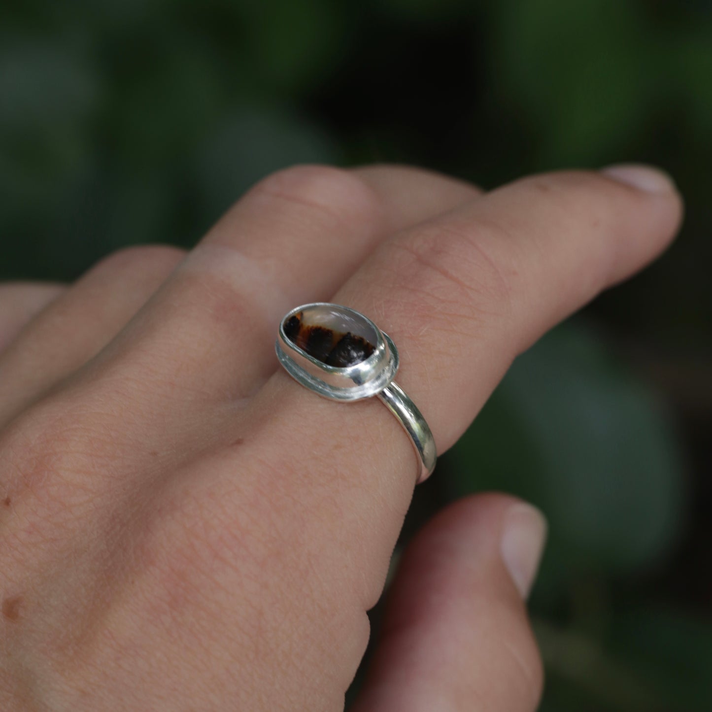 MT Agate Woodsy Ring Size 7