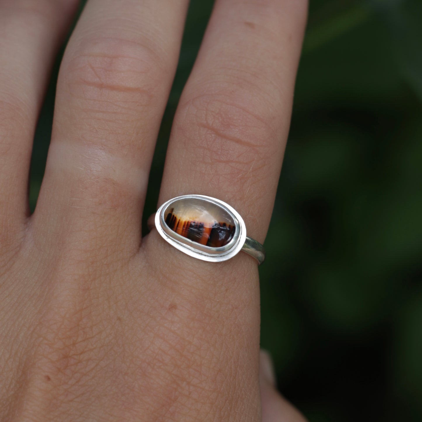 MT Agate Woodsy Ring Size 7