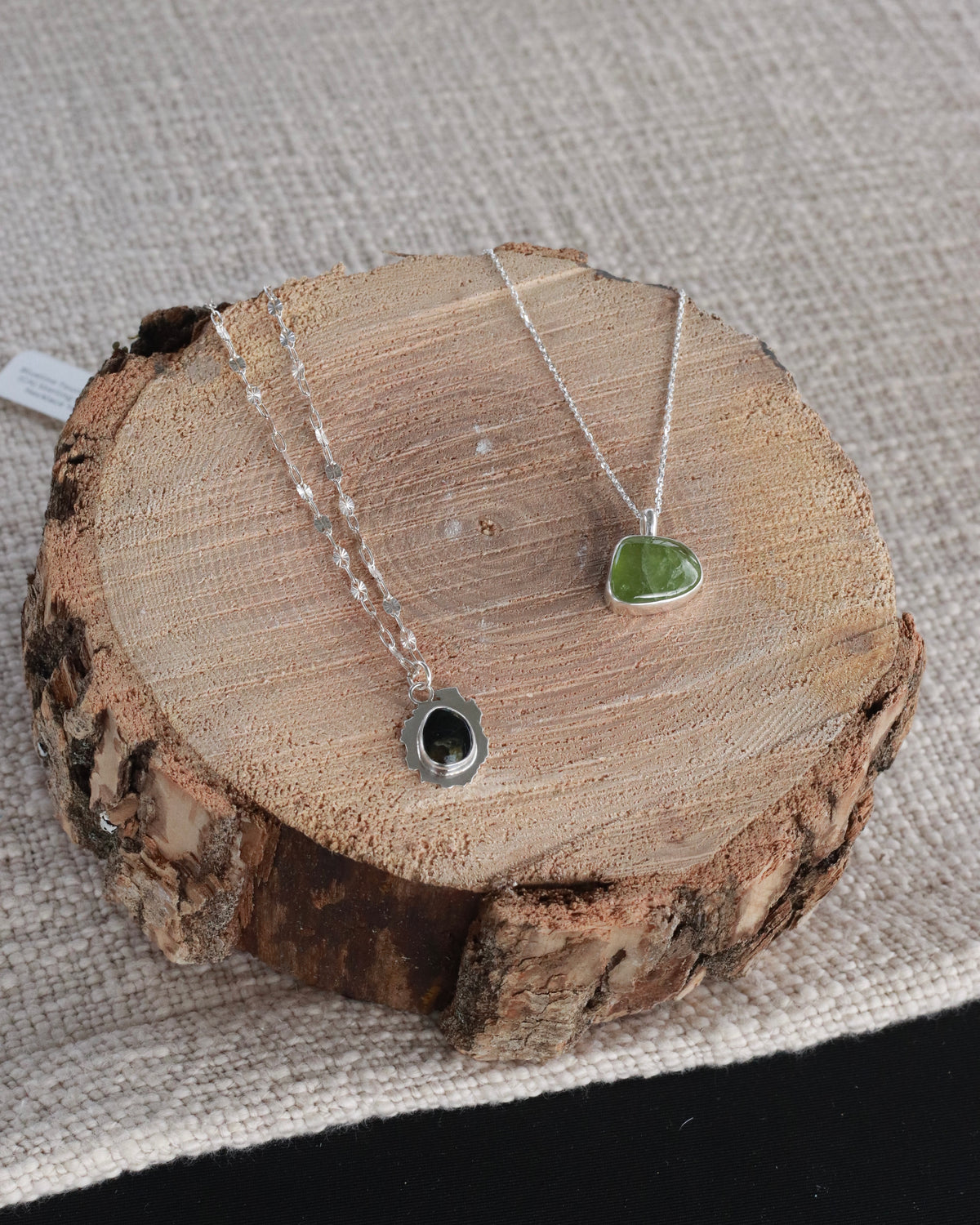 Fern Green Tourmaline (CA) Pendant