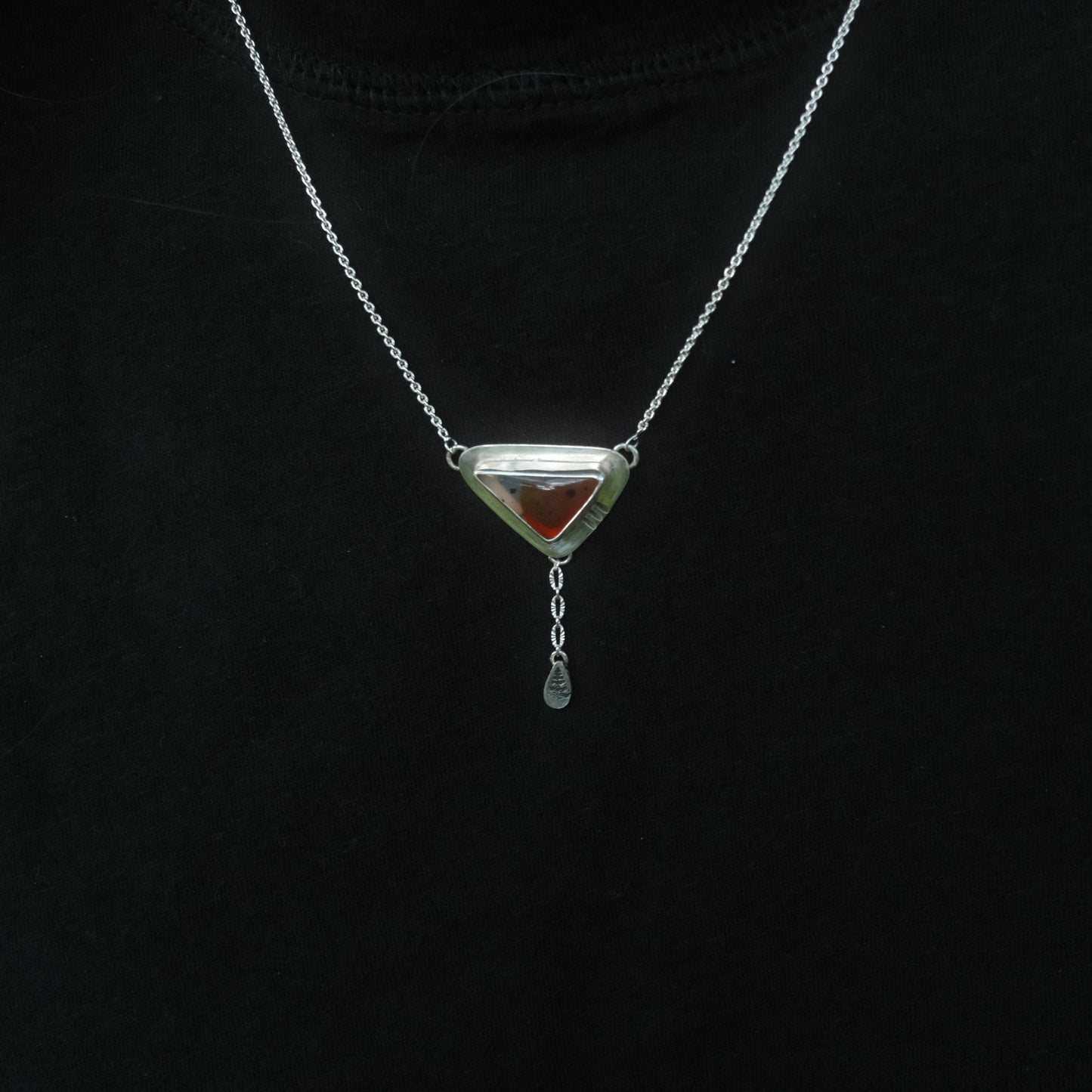 Golden Hour Montana Agate Necklace