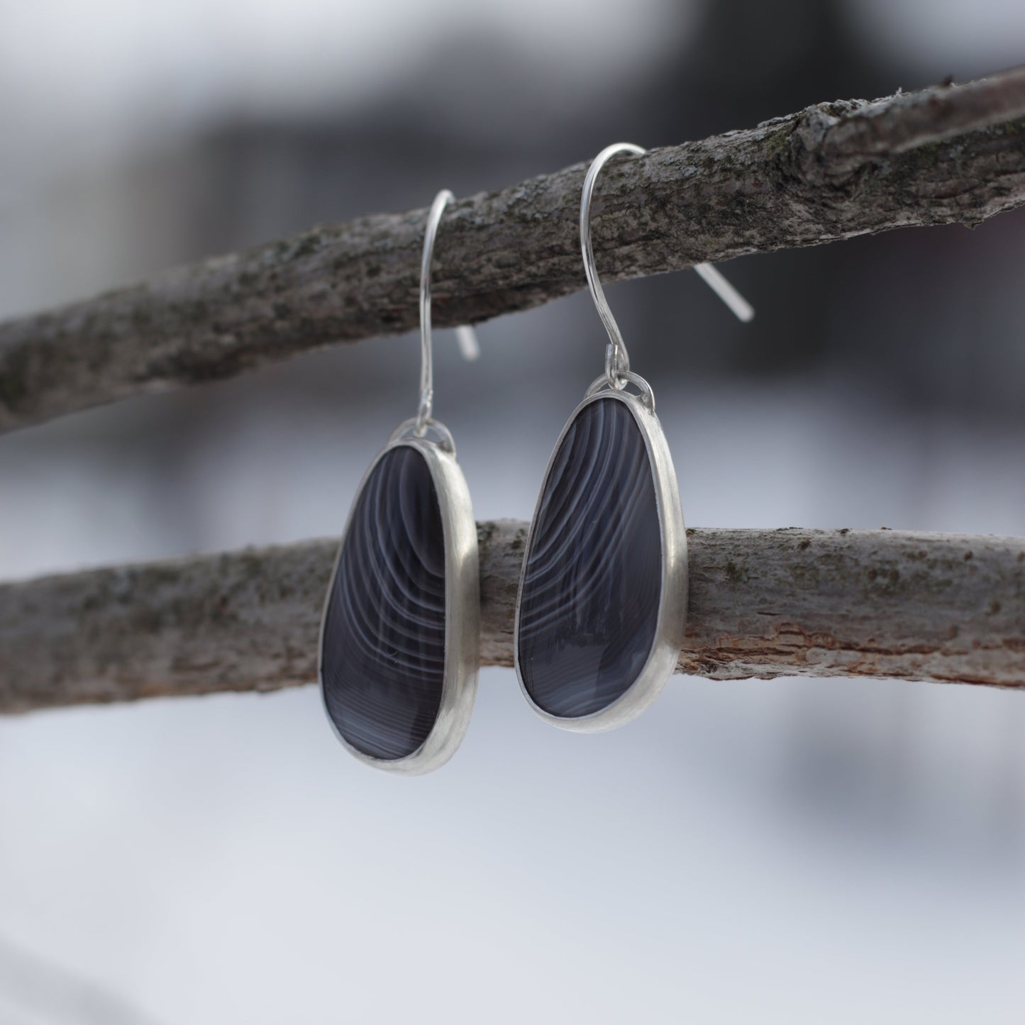 Botswana Agate Dangles