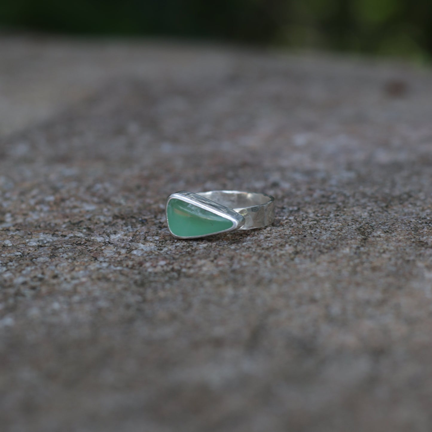 Chrysoprase (grade AAA) Ring Size 7.5
