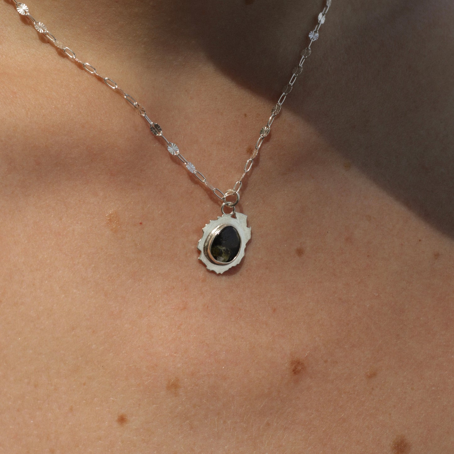 Blueline Tourmaline Necklace