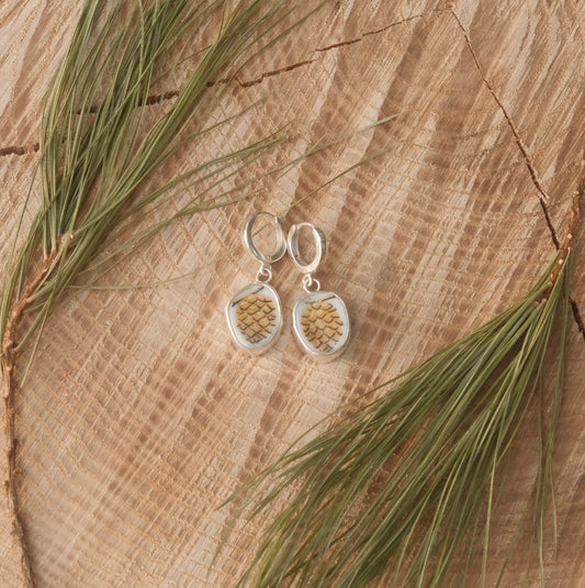Pinecone Earrings