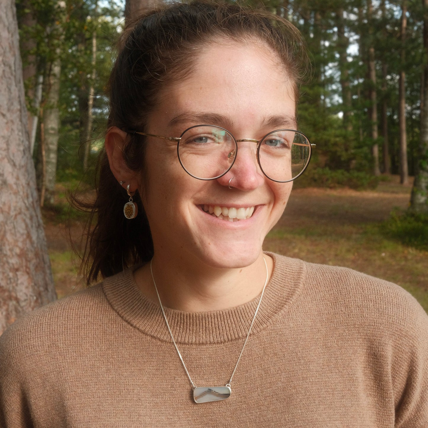 Pinecone Earrings