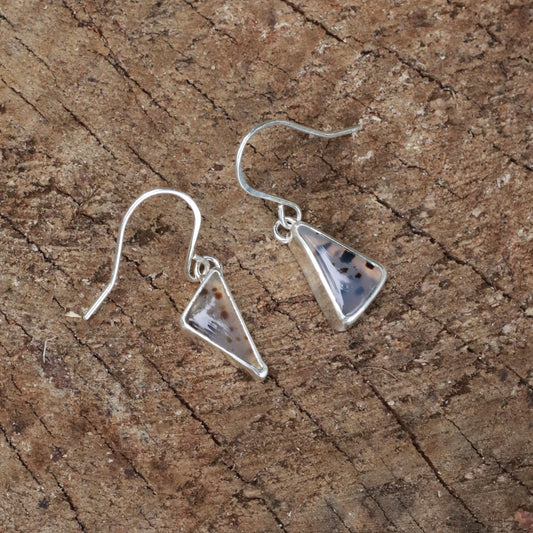 MT Agate Dockside Sterling Silver Earrings