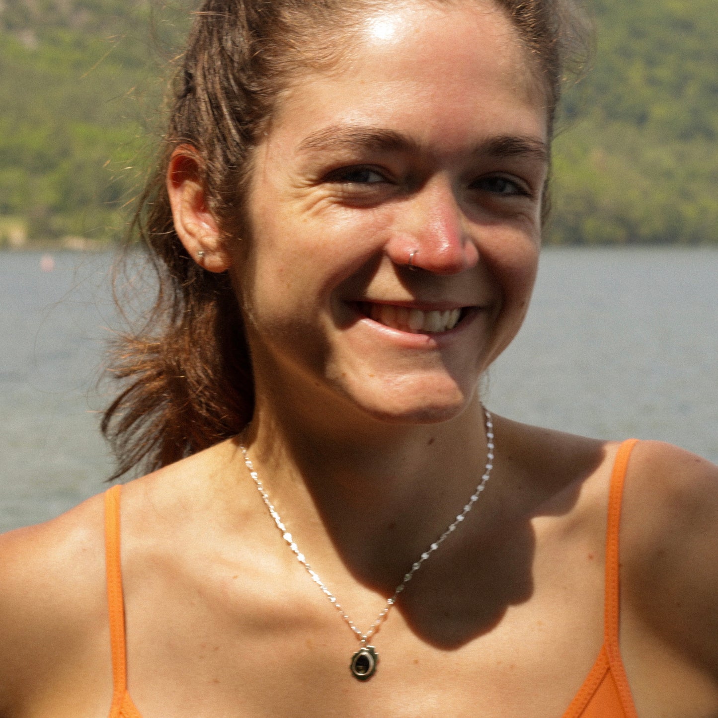 Blueline Tourmaline Necklace