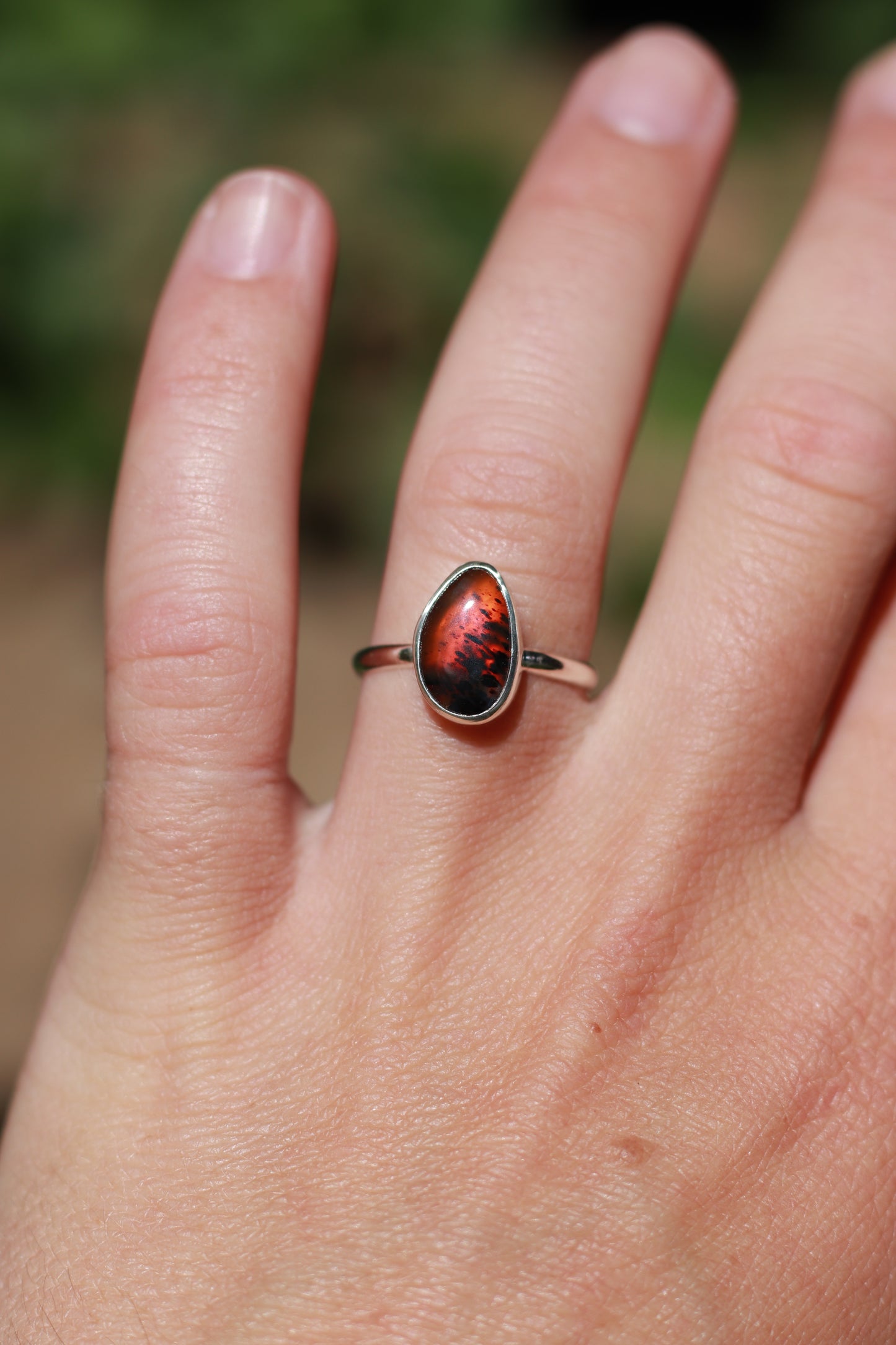 Shoreline MT Agate Ring / 7.25