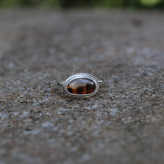 MT Agate Woodsy Ring Size 7