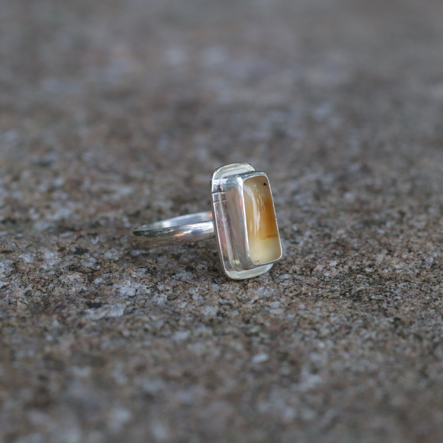 MT Agate Sunshine Ring Size 8.25