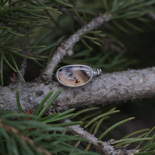 Montana Agate Ring Size 8
