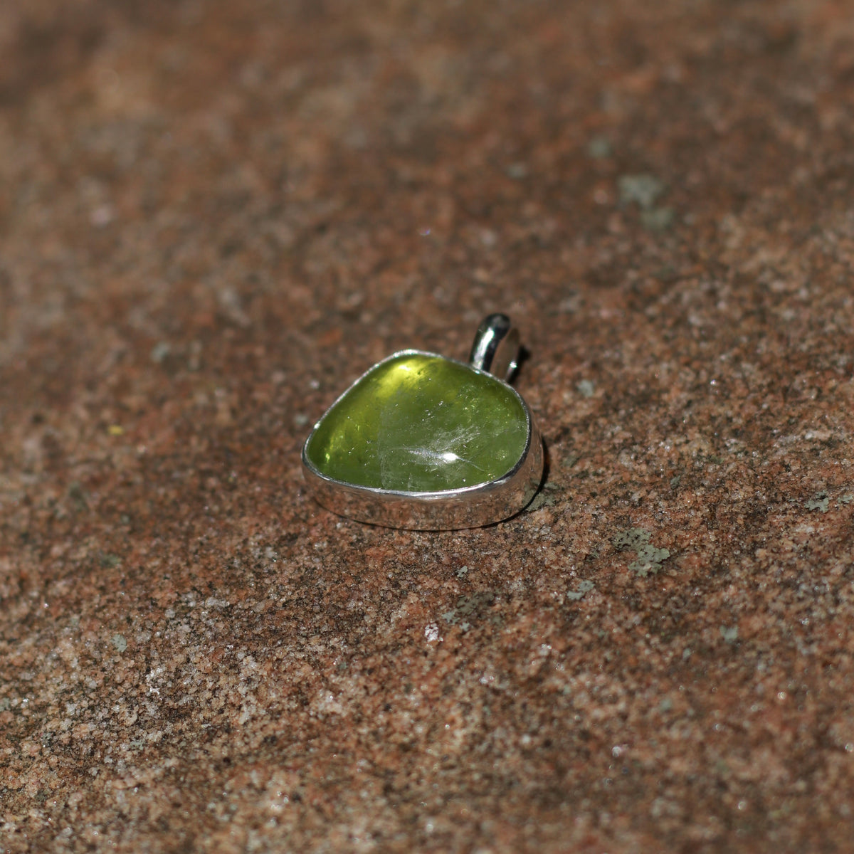 Fern Green Tourmaline (CA) Pendant