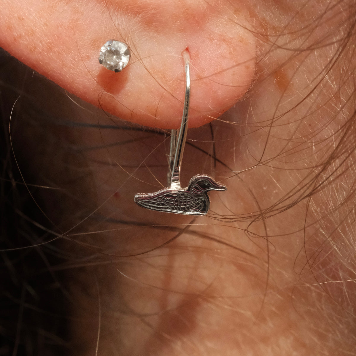 Loon Handcut Earrings
