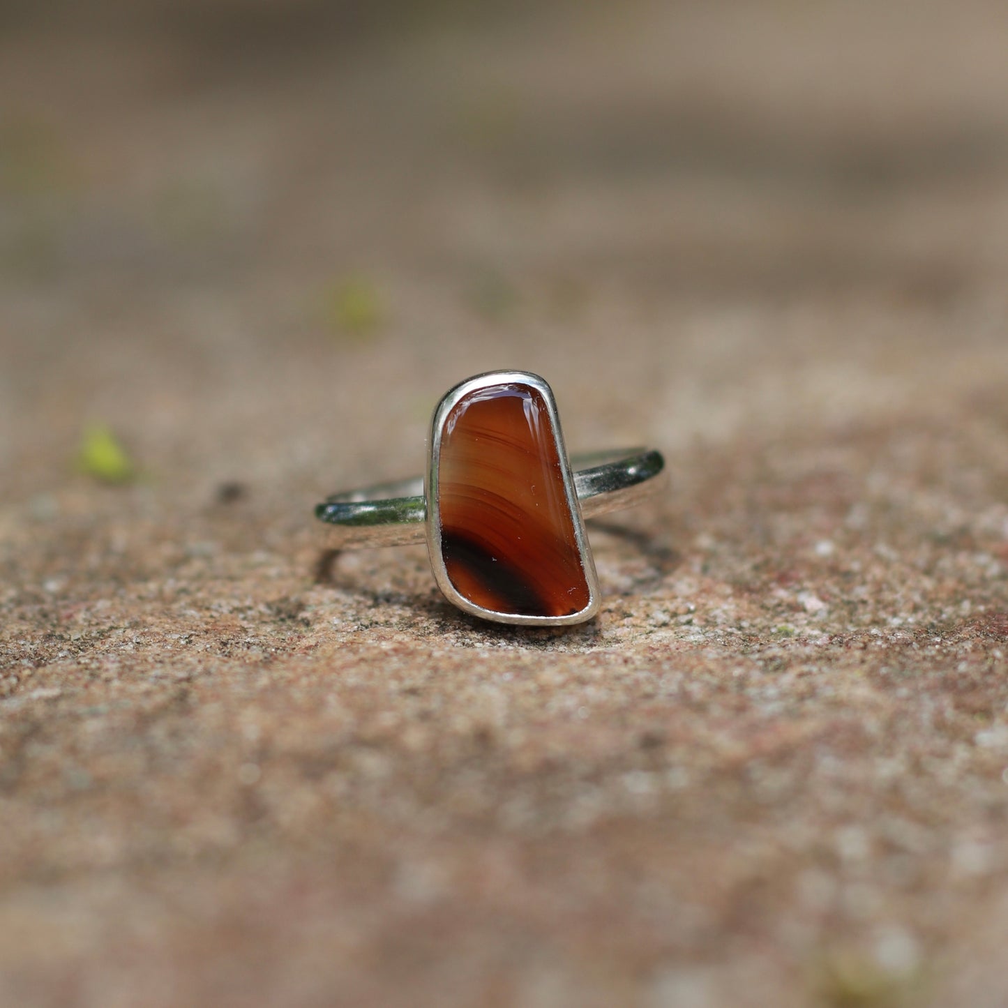 Pineduff MT Agate Ring / 8