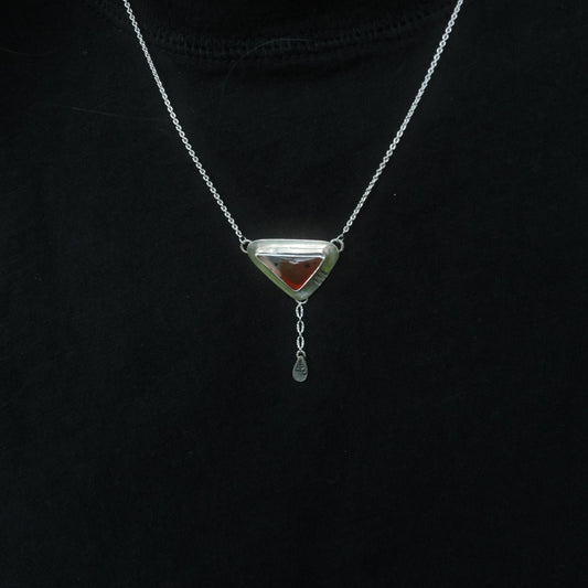 Golden Hour Montana Agate Necklace