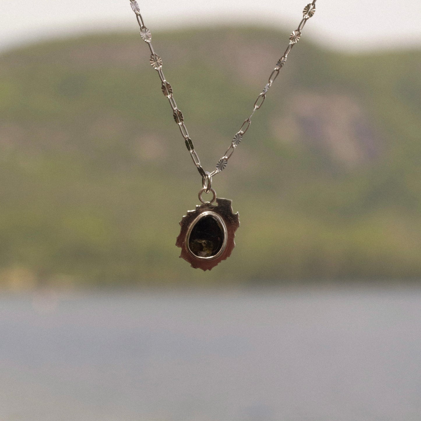Blueline Tourmaline Necklace